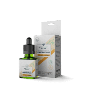 bottle of avocado CBD tincture