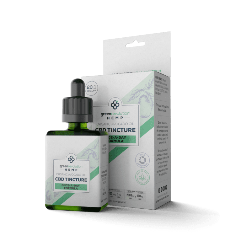 CBD organic avocado oil tincture