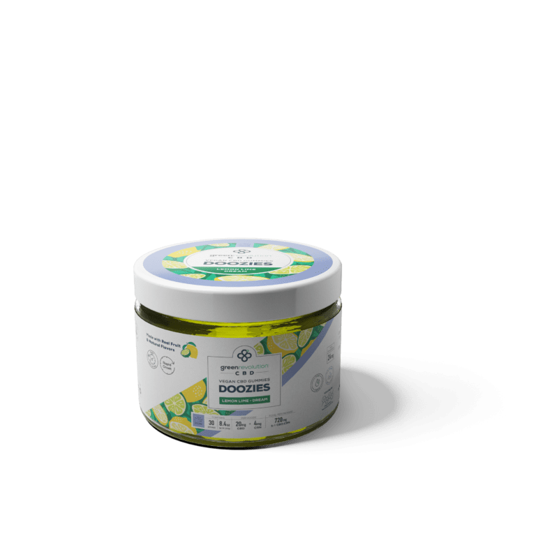 lemon lime vegan CBD gummies